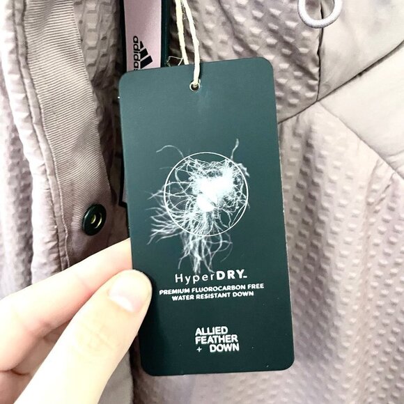 NWT Adidas Wonder Oxide Pink TERREX MYSHELTER COLD.RDY 600 Down Puffer Jacket L - Picture 5 of 14